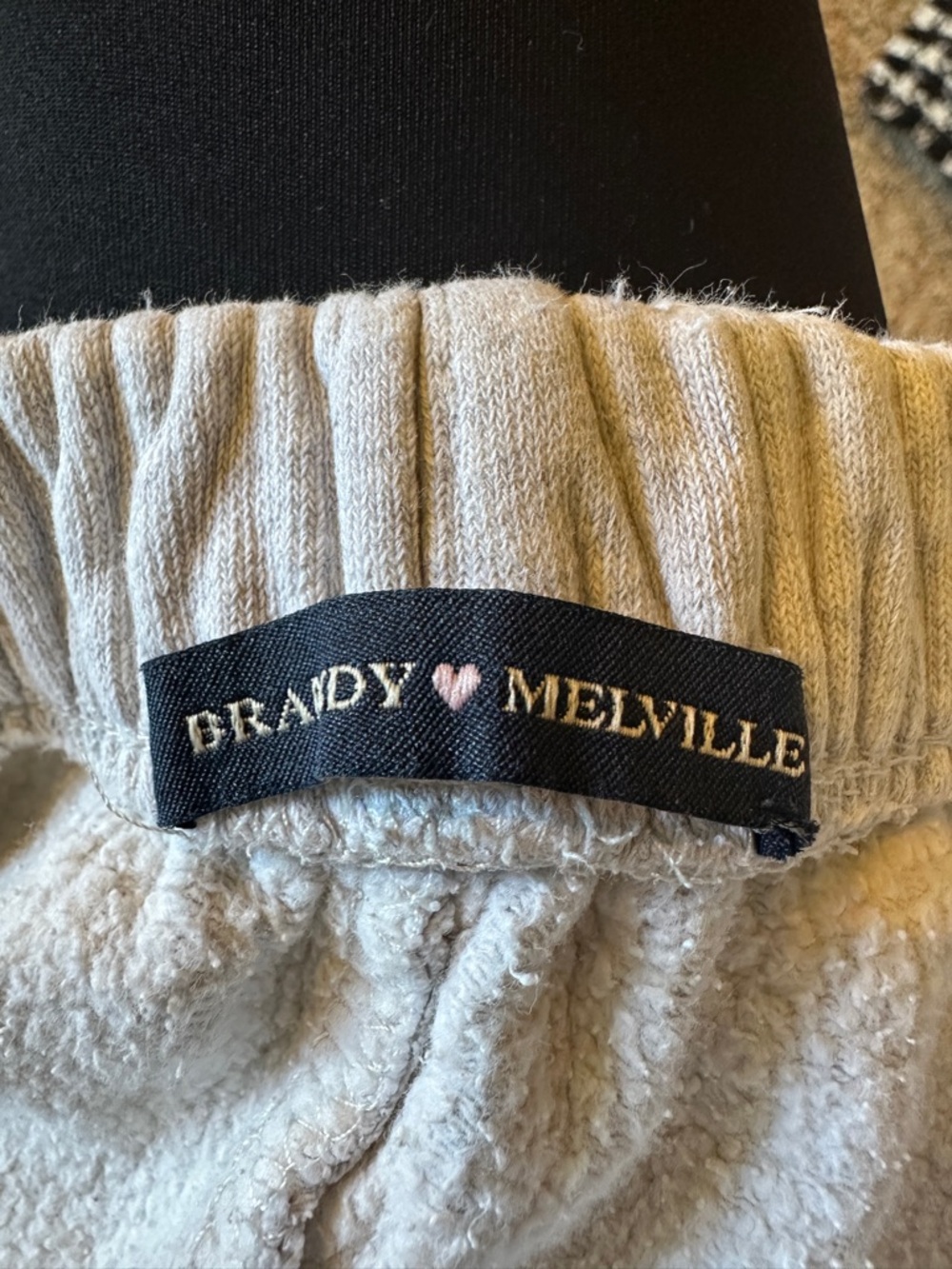 Brandy Melville Off White Cream Sweatpants